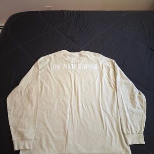 RARE Gymshark 10th Anniversary Men's Cream Long Sleeve Shirt